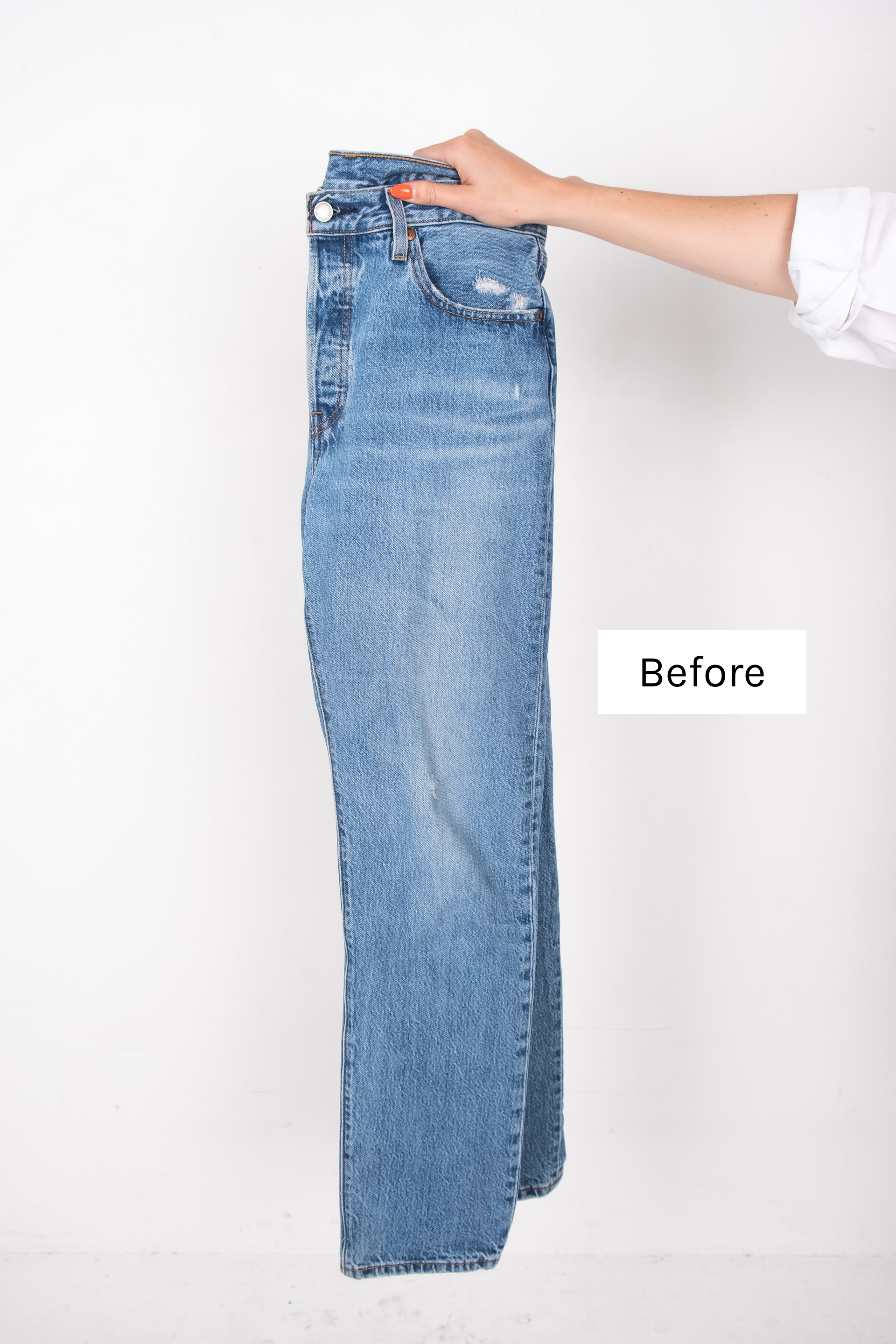 Reworked Midi Denim Skirt