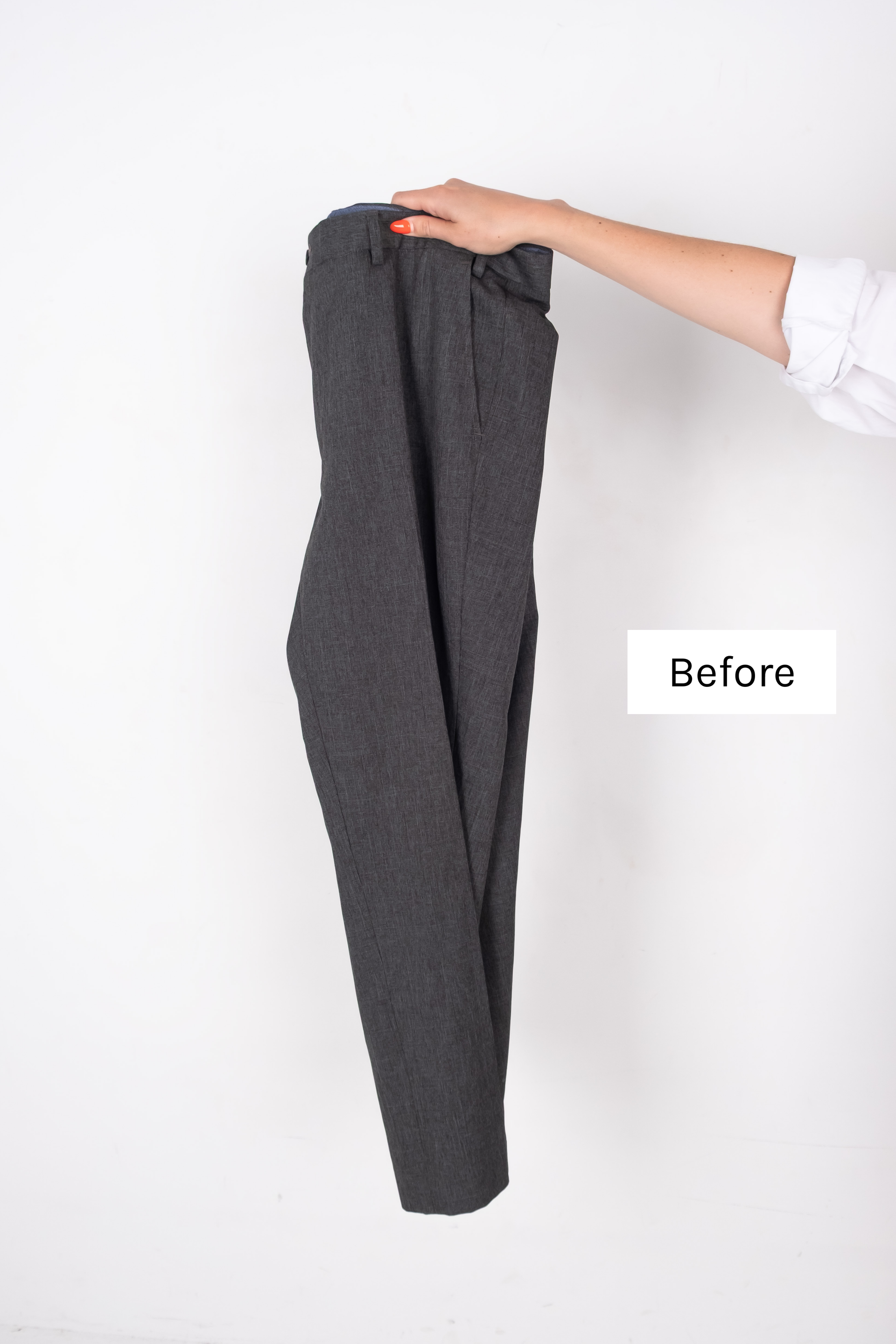 Reworked Mini Trouser Skirt